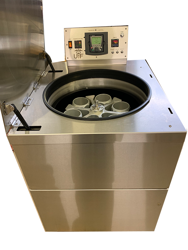 Floor model centrifuge